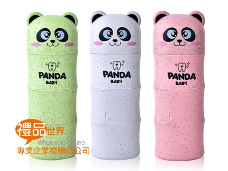 可愛熊貓成人牙刷組