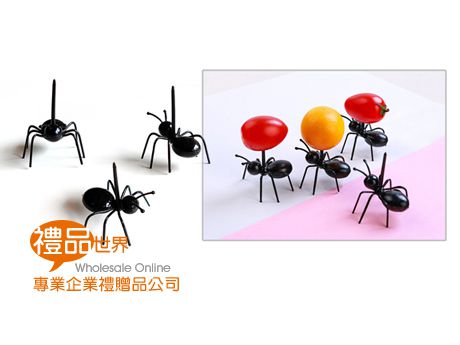 創意螞蟻造型水果叉