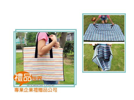 兩用野餐墊購物袋100x145cm