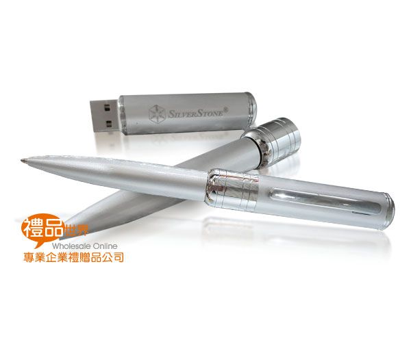 銀亮USB原子筆