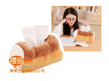 仿真麵包造型衛生紙套
