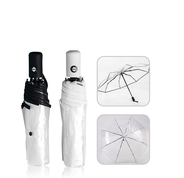 小清新透明折疊自動傘