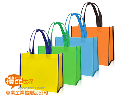 客製化配色橫式購物袋